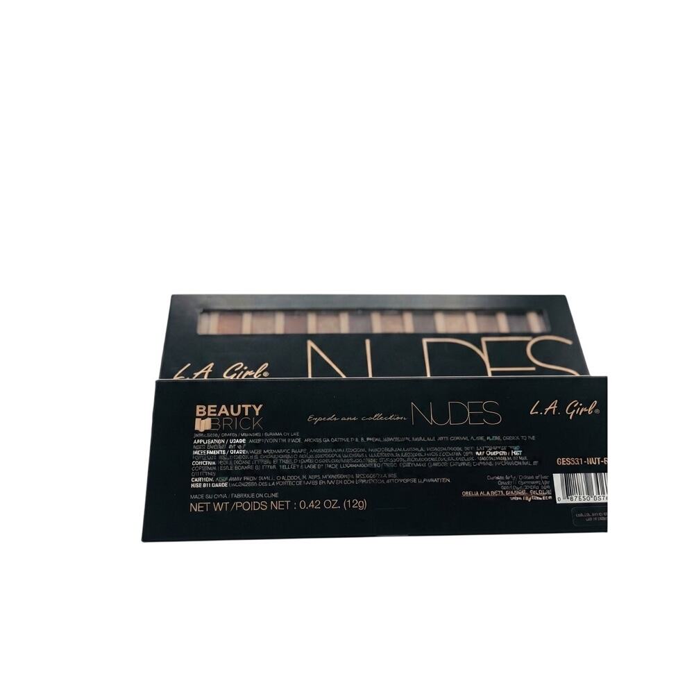Lot of 5 L.A Girl Beauty Brick Eyeshadow Palette Nudes Colorway 0.42 Oz (12g)NIB